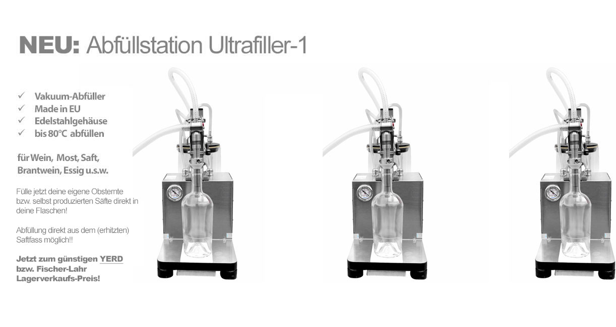 Ultrafill Vakuum-Abfüllgerät