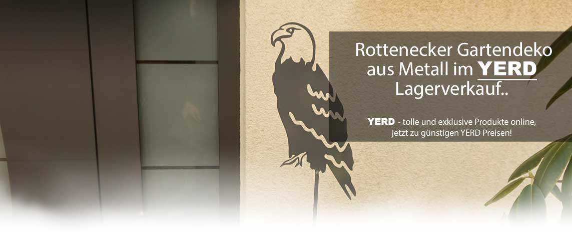  Deko  , Gartendeko, Metall, Rottenecker,