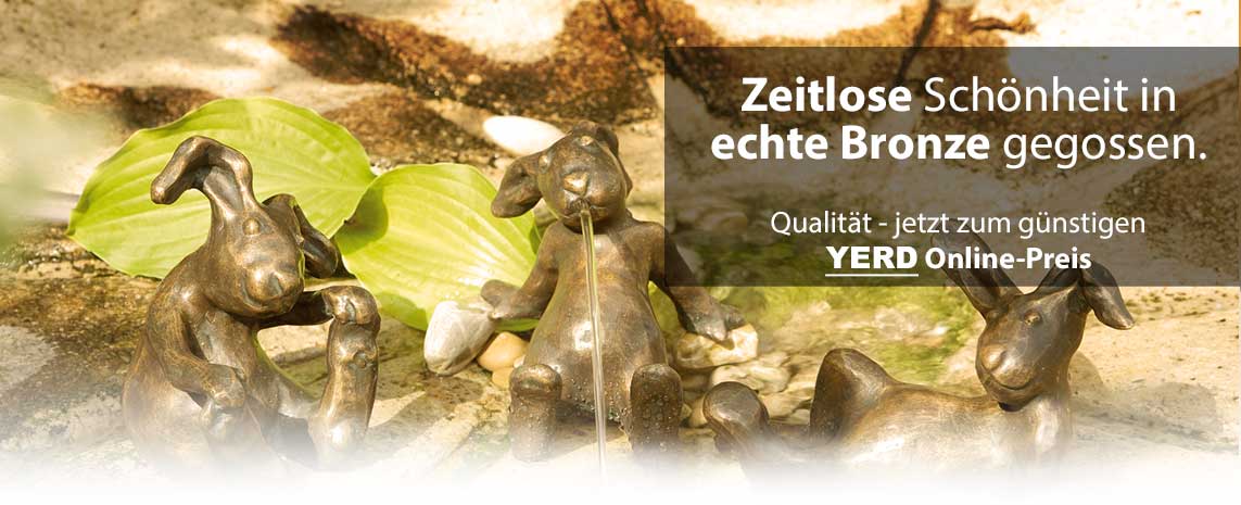 Rottenecker Bronzefiguren / Gartendeko direkt