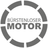 mit bürstenlosem Motor