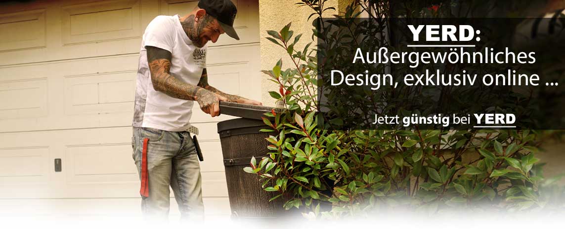 YERD Lahr Zentrallager / Regenfässer