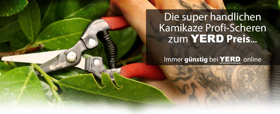 Kamikaze Volpi Gartenschere / Ernteschere / Floristenschere 