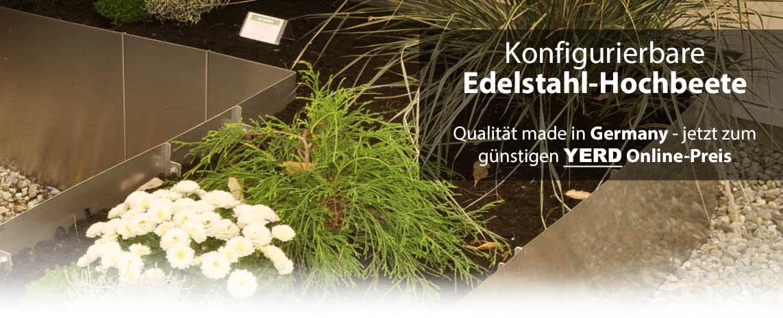 Edelstahl Kantenschutz - Schneckenabweiser Ecke innen 20 cm by YERD -- made  in Germany - YERD Lagerverkauf, 12,90 €