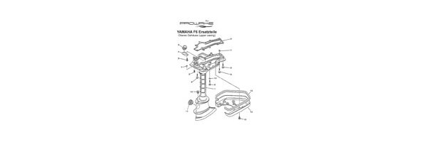 YAMAHA Außenborder F6 Oberes Gehäuse