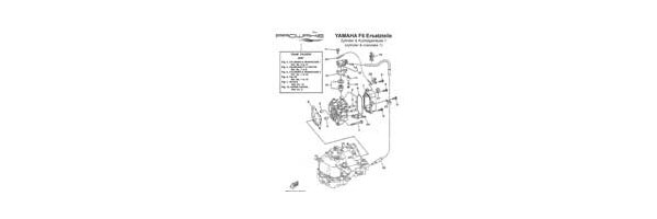 YAMAHA Außenborder F9.9 Zylinder + Kurbelgehäuse 1