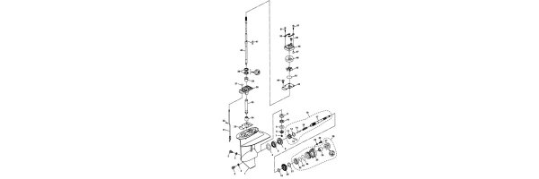 Parsun F15(A) Unteres Gehäuse + Antrieb I