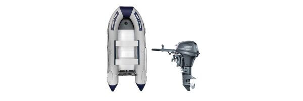 Schlauchboot mit Motor
