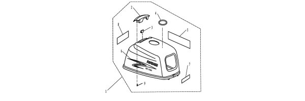 Parsun F2,6 Motorhaube