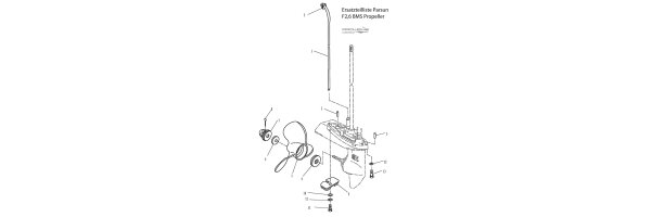 Parsun F2,6 Propeller