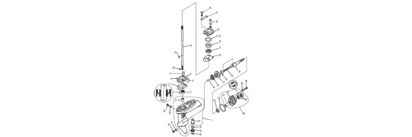 Parsun F2,6 Unterwasserteil-Wasserpumpe
