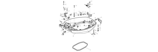 Parsun F15 Untere Verkleidung
