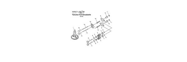 YAMAHA Außenborder F2.5 Ventil