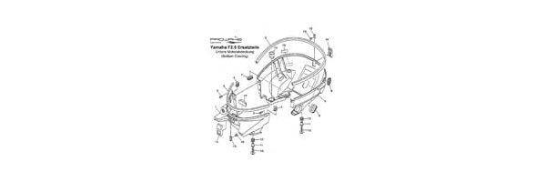 YAMAHA Außenborder F2.5 Untere Abdeckung