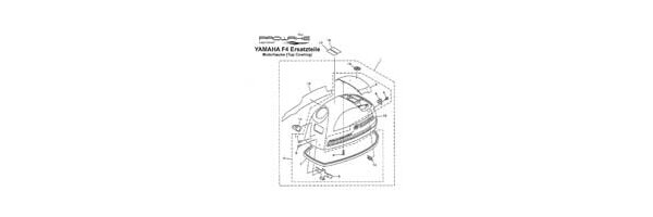YAMAHA Außenborder F4 Motorhaube