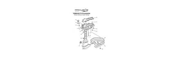 YAMAHA Außenborder F4 Oberes Gehäuse
