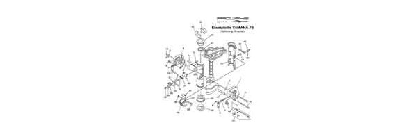 YAMAHA Außenborder F5 Halterung
