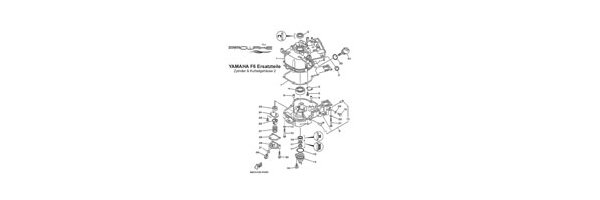 YAMAHA Außenborder F6 Zylinder + Kurbelgehäuse2