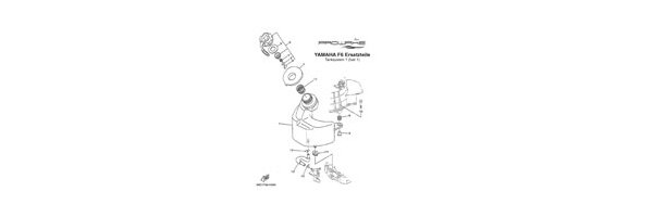 YAMAHA Außenborder F6 Kraftstoff 1