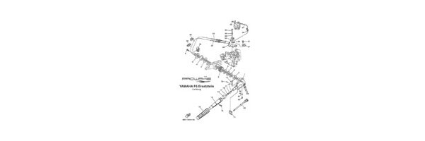 YAMAHA Außenborder F6 Lenkung