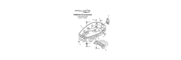 YAMAHA Außenborder F6 Motorwanne