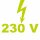 Geräte mit 230 Volt Netzspannung / Stecker