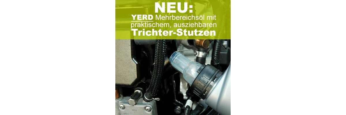 In Deutschland hergestelltes, hochwertiges Rasenmäheröl von YERD jetzt noch besser - YERD Lagerverkauf: In Deutschland hergestelltes hochwertiges Rasenmäheröl von YERD jetzt noch besser