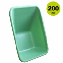 YERD Ersatzteil: Schubkarren Wanne / Mulde Kunststoff grün 200 Liter