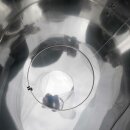 Fischer-Lahr Grundtank Serie Q 50 Liter, Edelstahlbehälter variabel für Immervolltank oder Saftfass, Edelstahl  Fass offen  inkl. Staubdeckel ohne Schwimmdeckel