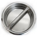 Edelstahlkanne 100 Liter Inhalt, Hochglanz, Getränkefass  für Lebensmittel, gebördelt, Made in EU