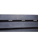 Thermo-Komposter 600 Liter: Graf THERMO WOOD  Komposter, Holz-Optik anthrazit-braun,  80 x 80 x Höhe 100 cm, inkl. Bodengitter, recycelt, made in Germany