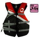 Spinera Universal Schwimmweste 50N schwarz/rot