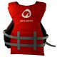 Spinera Universal Schwimmweste, 50 Newton, schwarz/rot