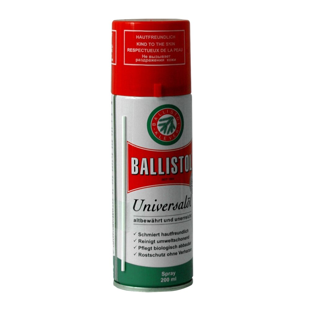 Ballistol Universalöl Spray 200 ml - mit medizinisch reinem Weißöl, lebenmittelecht 	 
		 (Universalöl, Ballistol Universalöl)  
	
