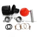 YERD  Hochwasser-Pumpe / Bewässerungs-Pumpe / Wasserpumpe Garten: TKB50  mit 2" Zoll Anschluss (!) /  Wasserpumpe Benzin, selbstansaugend, 4 kW / 5,5 PS, 4-Takt OHV Motor, die leistungsstarke "Feuerwehrpumpe"  für jede Situation...