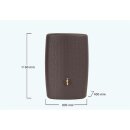 Graf Sunda Regenwasser-Wandtank, Rattan-Optik, 300 Liter, Made in Germany