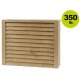 Graf Woody Regenwasser-Wandtank 350 Liter in lightwood Holz-Optik, eckig, Made in Germany