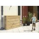 Graf Woody Regenwasser-Wandtank 350 Liter in lightwood Holz-Optik, eckig, Made in Germany