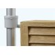 Graf Woody Regenwasser-Wandtank 350 Liter in lightwood Holz-Optik, eckig, Made in Germany