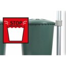 Regensammler: Original Graf Regendieb Pro, grau, zum Einbau in Regenrinnen-Fallrohr,  für Dächer bis 200m², ohne Verbindungsschlauch, Kunststoff Regenwasser-Sammler für Regen vom Dach - Zapfe jetzt einfach Wasser aus deiner Regenrinne bzw. dem Fallrohr!