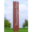 Gartenstele "Traumgarten" 120 cm hoch, Rost,...