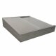 Ihr Mini-Treibhausl: Frühbeet-Set  Hochbeet Metall  verzinkt, erweiterbares Modell "Simplex", Hochbeet 98x98cm Höhe 78cm inkl. Frühbeet-Aufsatz