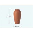 Garf Regentonne Amphore 300 Liter in Terrakotta-Optik, mediteraner Toskana Stil, made in Germany