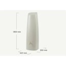 Graf Elegance, moderner Regenwasser-Wandtank 400 Liter in Sandbeige, Made in Germany