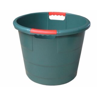 Details:   TONI 30 Liter  Universal-Kübel aus Polypropylen (PP) in grün / Rundbehälter, Eimer, Trog, Bütte, Kunststoffeimer, Traubeneimer 