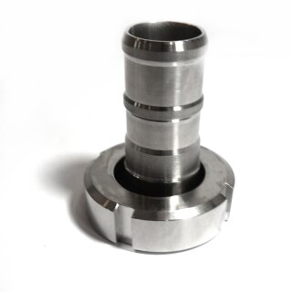 Edelstahl Schlauchtülle: Schlauchverschraubung 2/3 - Mt  NW 50 / 50 mm  Schlauchausgang  / Schlauch-Anschluss  Zubehör Kellerei