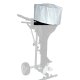 Yamaha Außenbordmotor F4 BMHS mit Kraftstofftank, Kraftstoffanschluss, Schlauch mit Pumpball und  Motorabdeckung