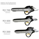 Kamikaze KV-700 elektrische Baumschere, Profi-Rebschere  für das Beschneiden: Akku-Schere, 44 Volt Li-Ion Batterie 4.4 Ah (193,6 Wh) mit SAMSUNG Zellen, Schnittleistung Ø max 38-40 mm, 2 Schnitt-Programme, bürstenloser Motor (Versand kostenlos*)