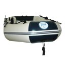 (AUSVERKAUFT) Schlauchboot Prowake  IBP230: Dinghi 230 cm lang mit Lattenboden - ideal für 2 Personen - blau/grau
