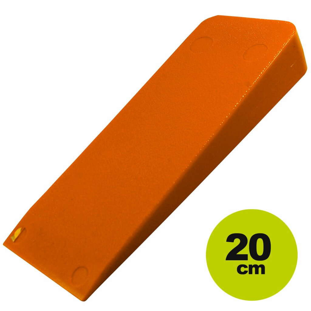 Husaqvarna Kunststoff Fällkeil aus Polystyren, orange, 200mm, 8 Zoll 	 
		 (Fällkeil, Forsttechnik)  
	