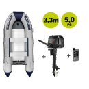 SET-ANGEBOT: Prowake Schlauchboot RIB330S mit Parsun 5 PS Außenborder
